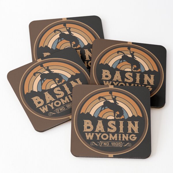 Item preview, Basin, Wyoming Retro Wild West Cowboy designed and sold by NoBonesLife.