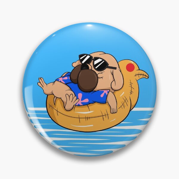 Artikelvorschau, Das Leben ist besser am Pool, Pool und Möpse entworfen und verkauft von TrendingPaw.