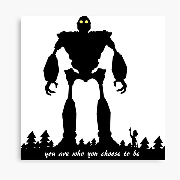 Iron Giant - Choose Who You are Canvas Print