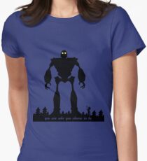 Iron Giant - Choose Who You are Women's Fitted T-Shirt