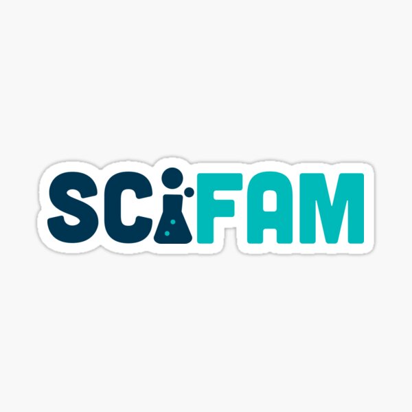 SciFam (horizontal) Sticker