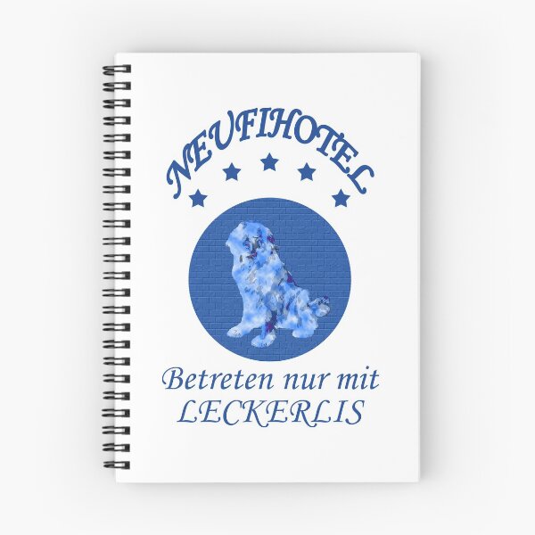 Artikelvorschau, Neufundländer Hund Blau Neufihotel Leckerlis entworfen und verkauft von Moonyflower.
