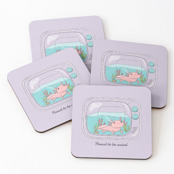 Item preview, Cute Axolotl Inside TV designed and sold by PlebFashun.