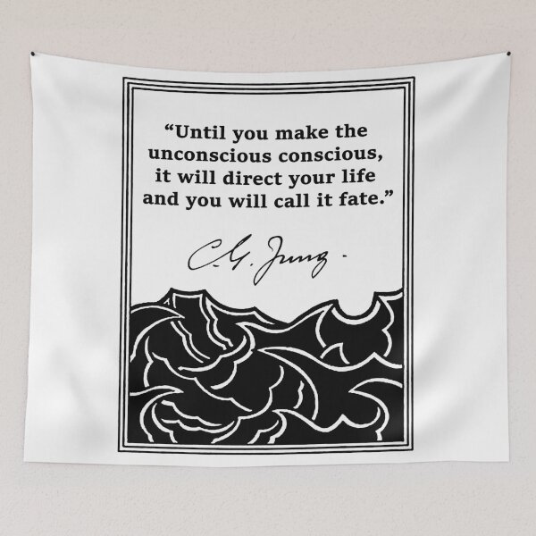 Item preview, Make the Unconscious Conscious Carl Jung Quote designed and sold by OurWorldTree.