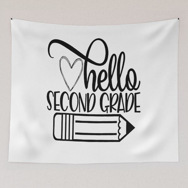 Item preview, Back to school 2nd grade svg hello second grade schoo designed and sold by mjamerearieona.