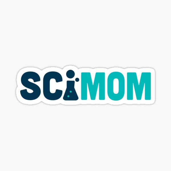 SciMom (horizontal) Sticker