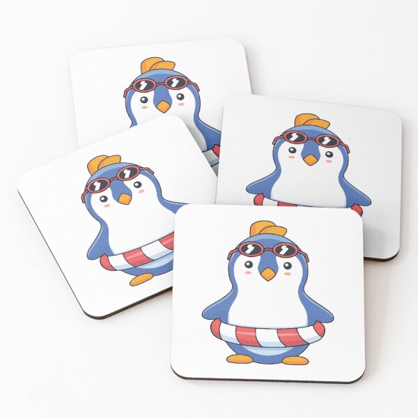 Item preview, Cute Penguin Summer vacation Beach  designed and sold by mouad naouiri.