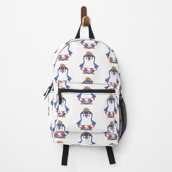 Item preview, Cute Penguin Summer vacation Beach  designed and sold by mouad naouiri.