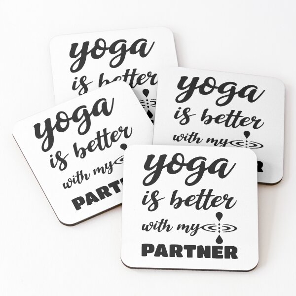 Item preview, Yoga is better with my partner-Acro yoga yoga with partners designed and sold by steven8899.
