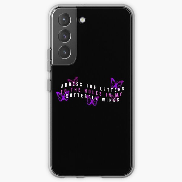 Adress the letters (to the holes in my butterfly wings) Samsung Galaxy Soft Case