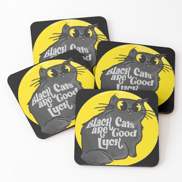 Item preview, BLACK CATS ARE GOOD LUCK designed and sold by remerasnerdas.