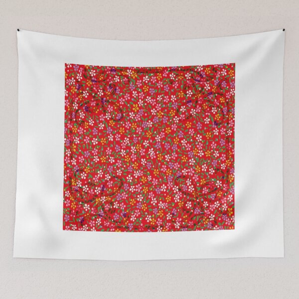 Item preview, Pequeño patrón de flor blanca y roja designed and sold by RBDESIGN SHOP.