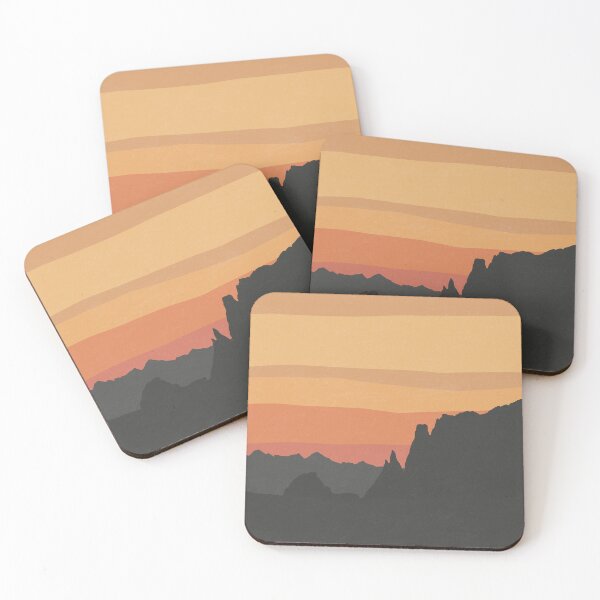 Item preview, Warm Mountain Scene designed and sold by ABakerMaker.