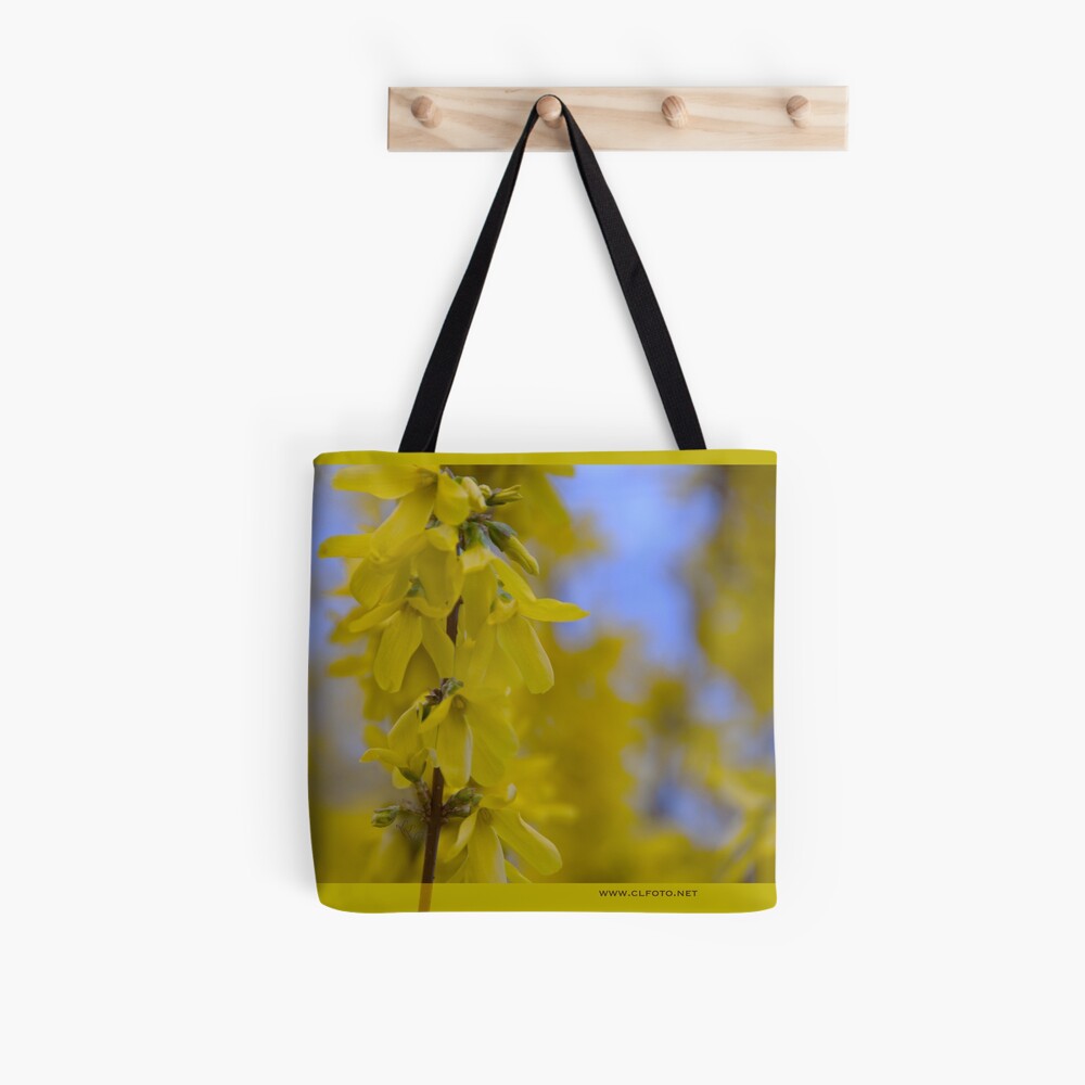 Yellow flowers near the Talvera River, Bolzano/Bozen, Italy Tote Bag
