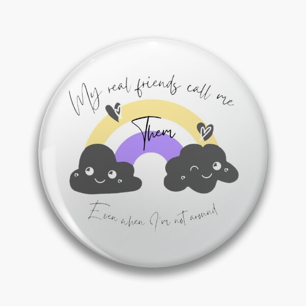 Item preview, My Real Friends Call Me Them designed and sold by wearetheir.