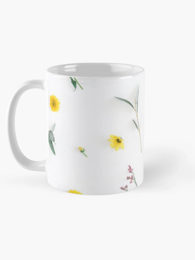 Thumbnail 5 of 6, Coffee Mug, Random Scattered Flower Pattern designed and sold by RBDESIGN SHOP.