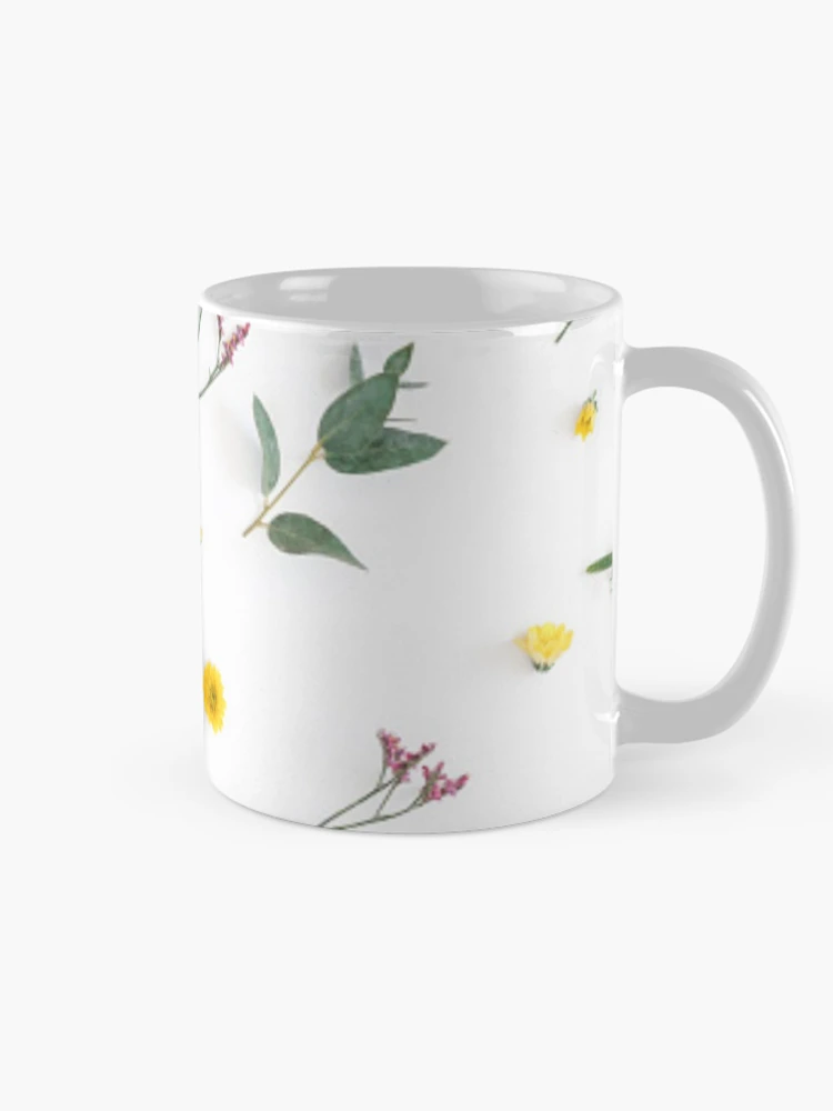 Thumbnail 3 of 6, Coffee Mug, Random Scattered Flower Pattern designed and sold by RBDESIGN SHOP.