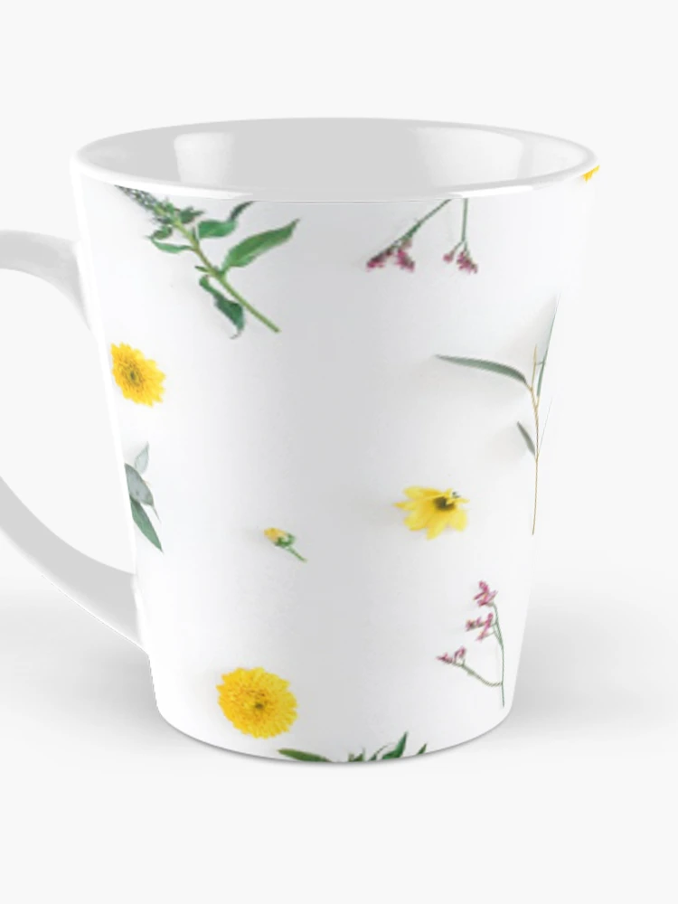 Thumbnail 3 of 4, Coffee Mug, Random Scattered Flower Pattern designed and sold by RBDESIGN SHOP.
