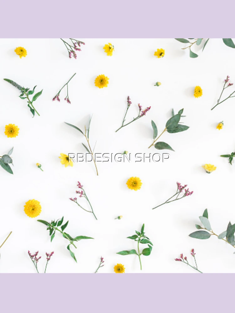 Thumbnail 6 of 6, Vintage Wash T-Shirt, Random Scattered Flower Pattern designed and sold by RBDESIGN SHOP.