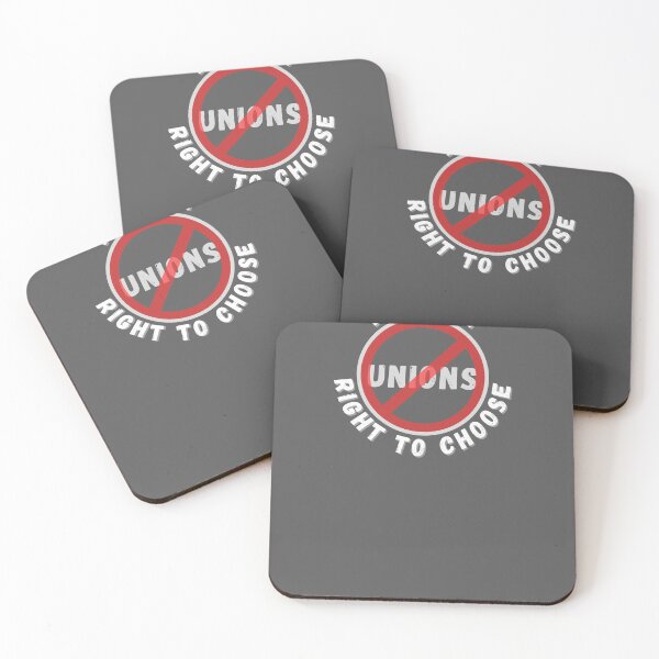 Item preview, Anti-Union Freedom Right to Choose No Union designed and sold by MojaveTradePost.