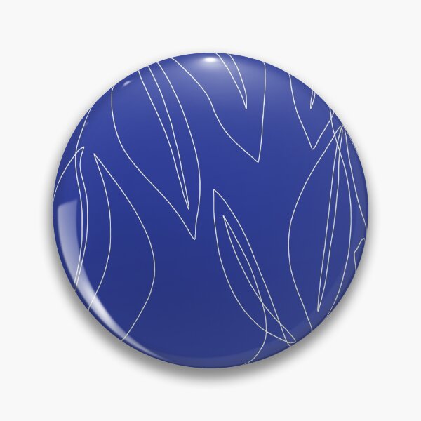 Item preview, Blue Lines of Leaves designed and sold by ABakerMaker.