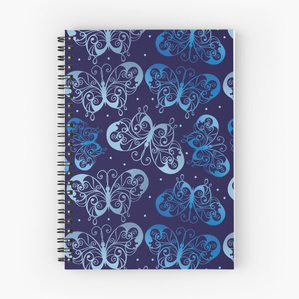 Item preview, blue butterfly background butterfly art - gift for butterfly lovers designed and sold by Alice-Elgawi.