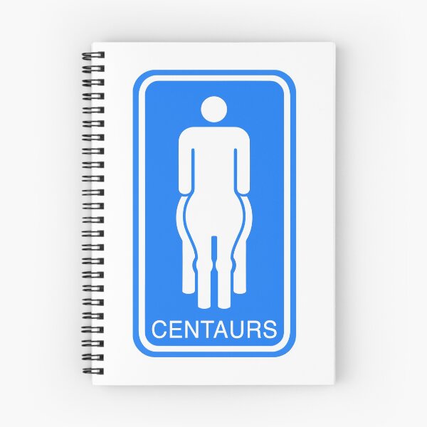 Item preview, Centaurs Only Bathroom Sign | Funny Centaurs Restroom Sign  designed and sold by stacree.