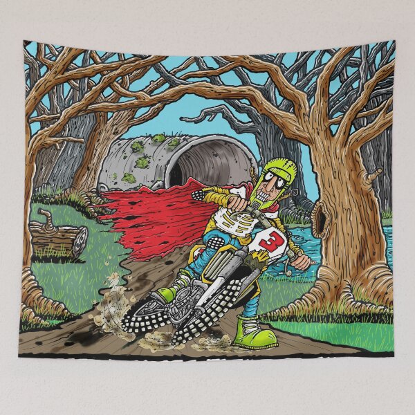 Item preview, Caped Super Dirt Biker designed and sold by bobtheartman.