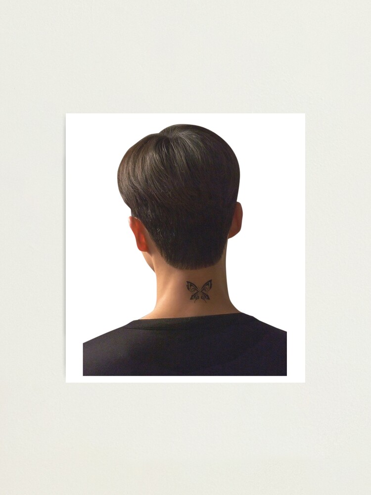 "Nevertheless Kdrama, I know but - Butterfly Tattoo" Photographic Print