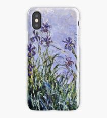 Claude Monet - Iris Mauves iPhone Case/Skin