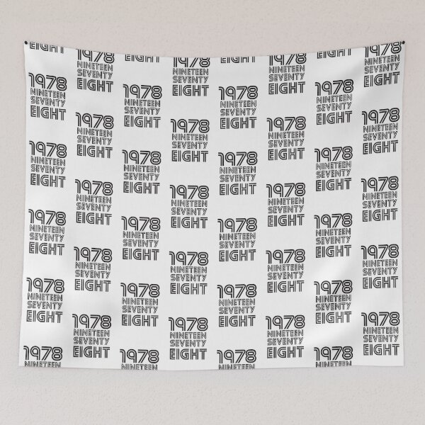 Item preview, 1978 - Birthday Year Design designed and sold by Rhu Creations.