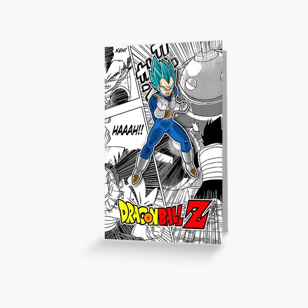 Goku SSJ Blue Greeting Card for Sale by Aristote