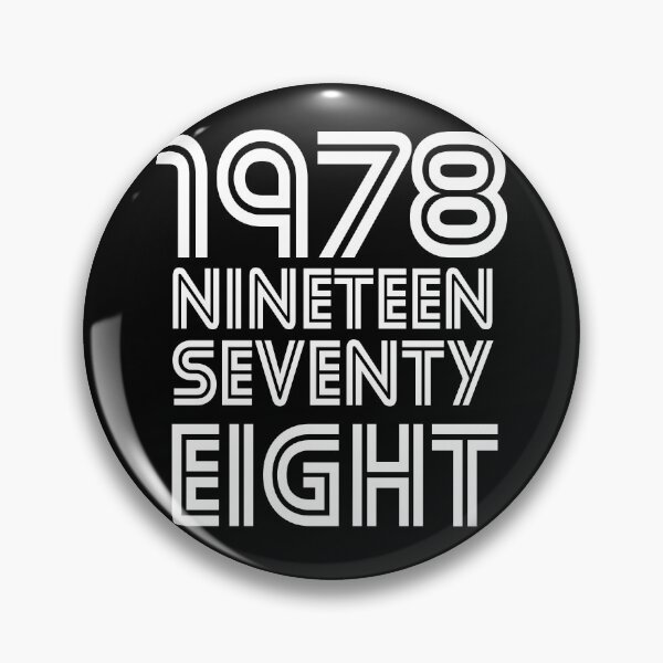 Item preview, 1978 - Birthday Year Design designed and sold by Rhu Creations.
