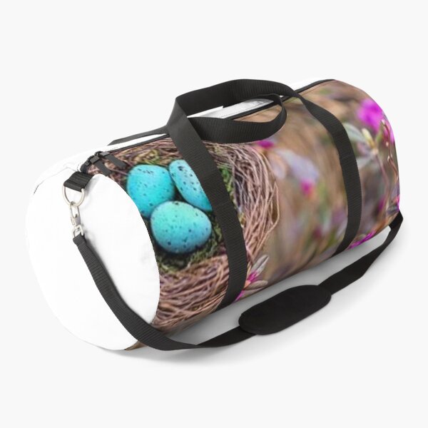 Item preview, Robin eggs amongst purple flowers designed and sold by RBDESIGN SHOP.