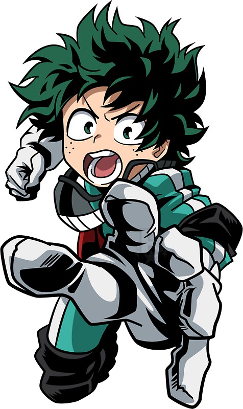 my hero academia stickers redbubble