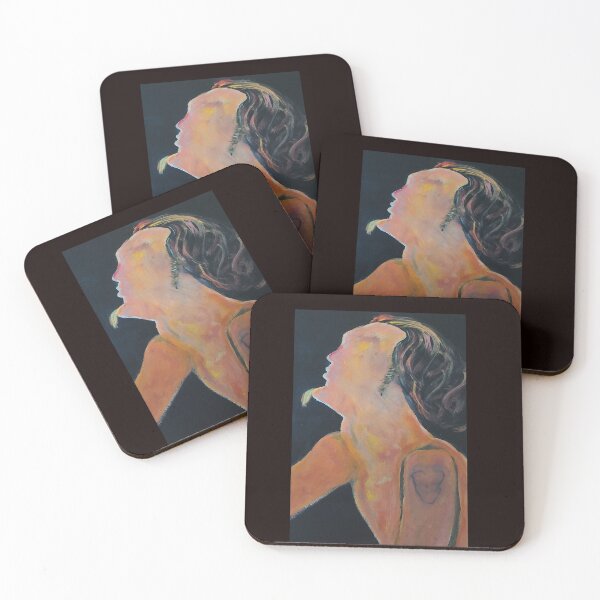 Item preview, Layne Staley profile smudge portrait designed and sold by Raineylanes.