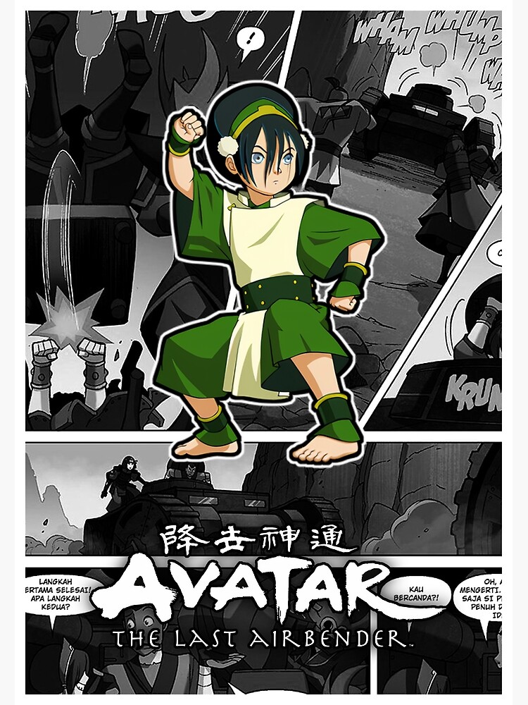 Avatar The Last Airbender Toph Beifong Art Print For Sale By Animatoposters Redbubble 4795