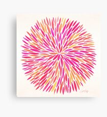 Lienzo Explosión de acuarela - Pink Ombré
