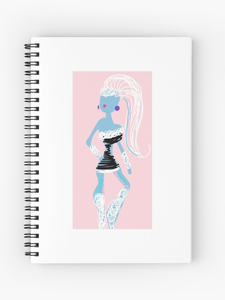 Monster High Abbey Bominable Spiral Notebook for Sale by Pancakeboss