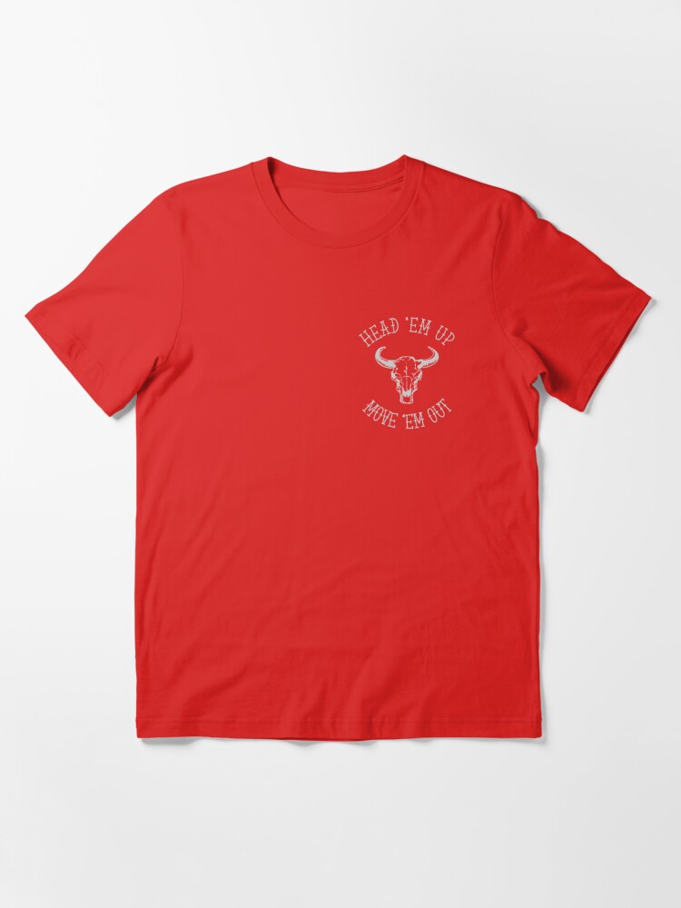 Cowboy white design  Essential T-Shirt for Sale by emiliemorin