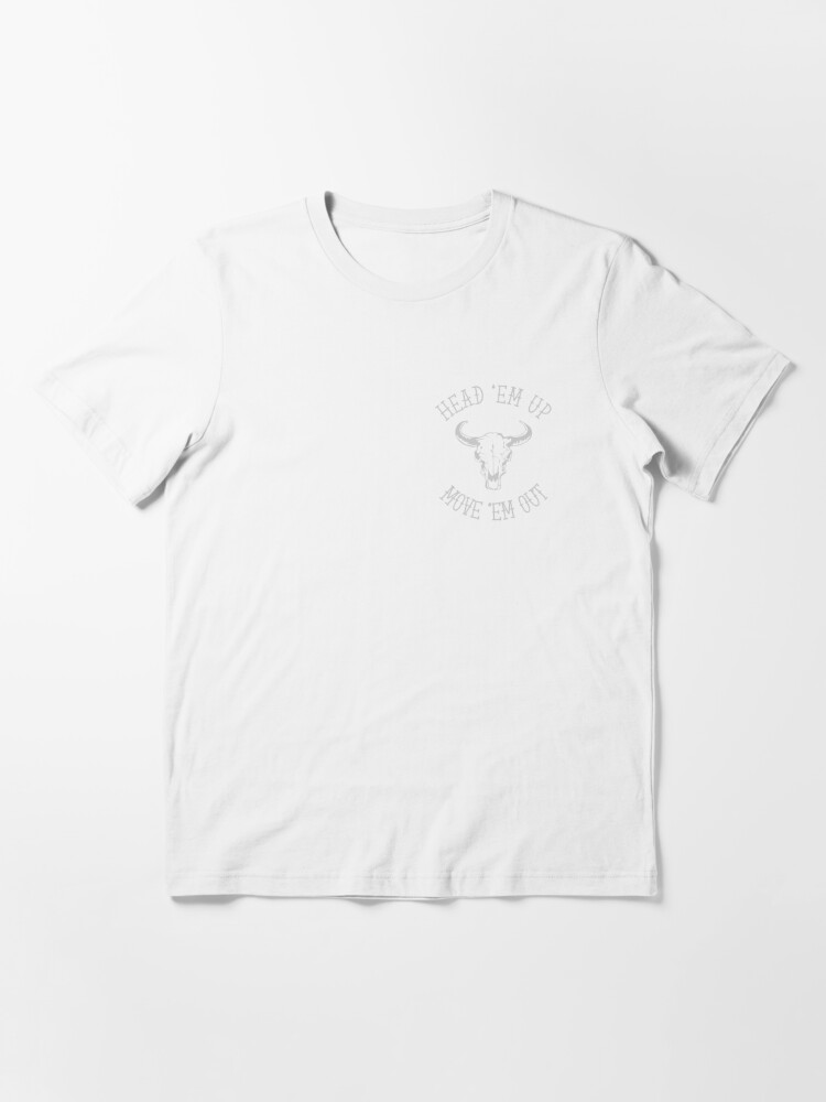 Cowboy white design  Essential T-Shirt for Sale by emiliemorin