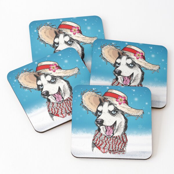 Item preview, Portrait of Siberian Husky Dog designed and sold by Dog-Art-Shirt.
