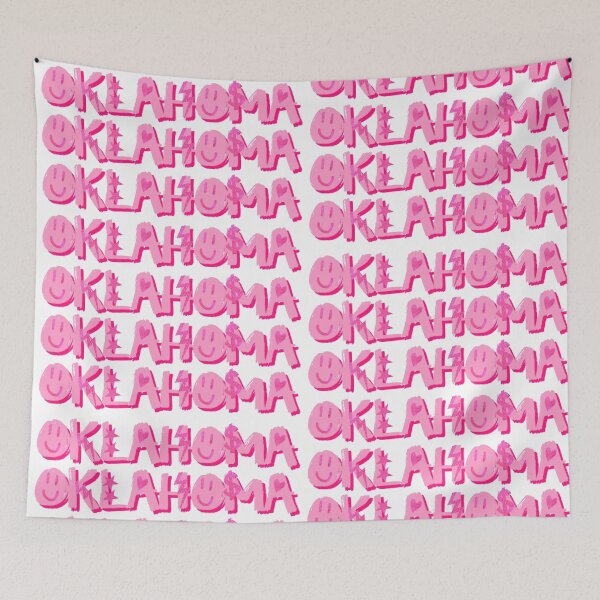 Item preview, O K L A H O M A - pink designed and sold by Julia Santos.