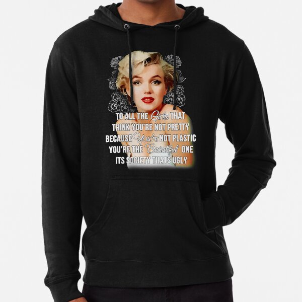 marilyn monroe pullover hoodie