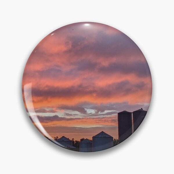 Item preview, Beautiful Sunset and Silos designed and sold by CiaraMaynard.