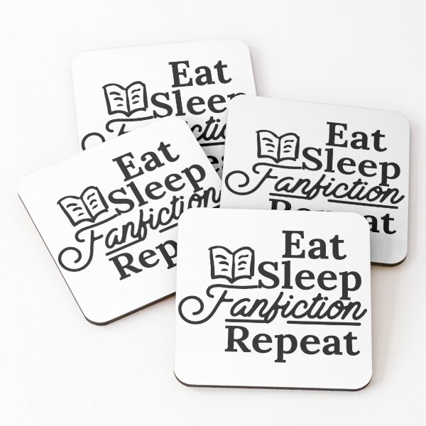 Item preview, Eat Sleep Fanfiction Repeat designed and sold by Edenjodie.