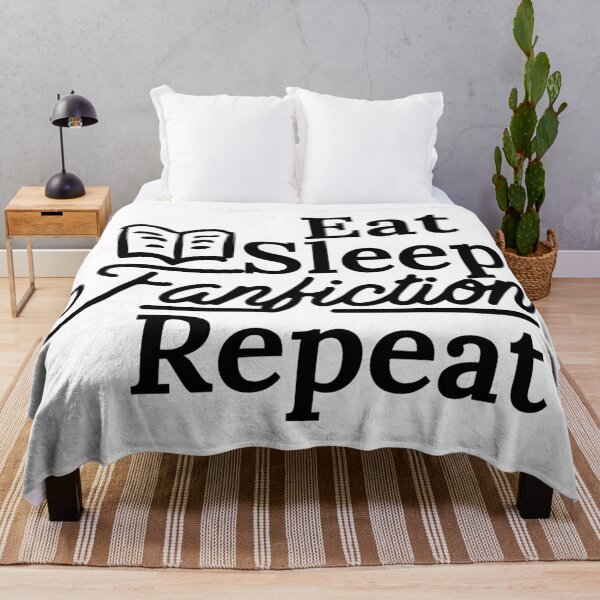 Item preview, Eat Sleep Fanfiction Repeat designed and sold by Edenjodie.
