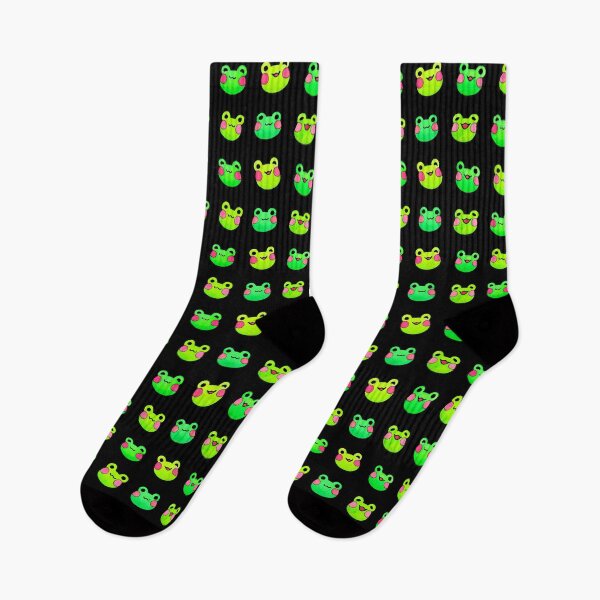 Item preview, Happy Frog Faces Pattern / Pack designed and sold by cazmie.
