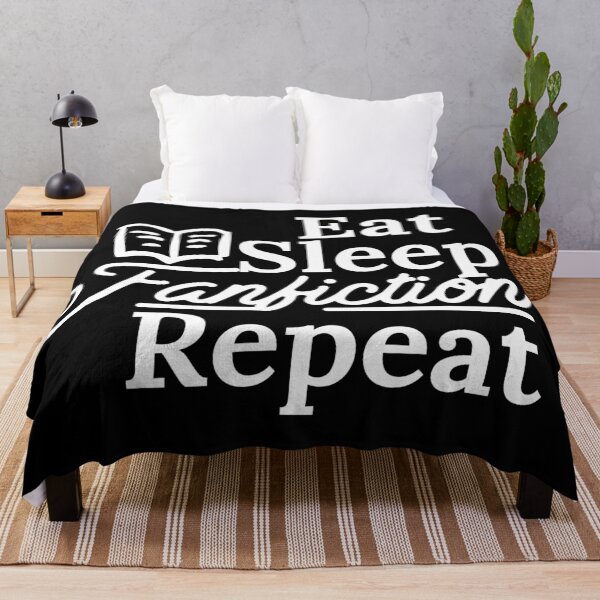 Item preview, Eat Sleep Fanfiction Repeat designed and sold by Edenjodie.