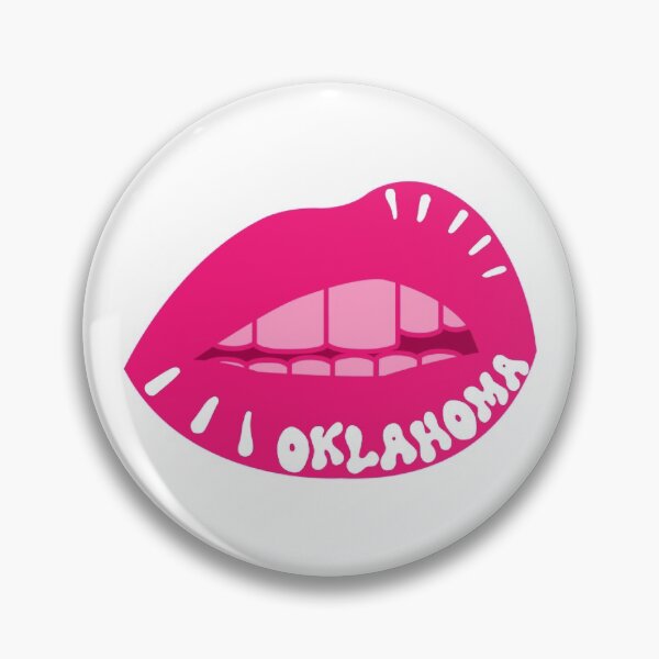 Item preview, O K L A H O M A lips designed and sold by Julia Santos.